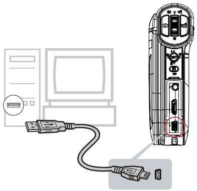 HITACHI DZ-HV574E - Télécharger des vidEOS sur YouTube - 1