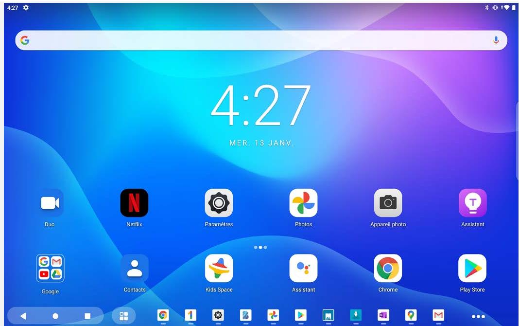 LENOVO P11ZA7TRO240FR - Barre de navigation personnalisée - 1