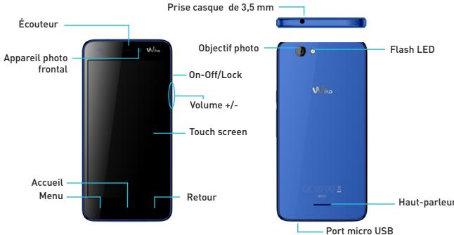 WIKO HIGHWAY SIGNS BLUE - Découvrir votre téléphone - 1