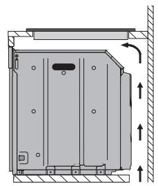 SMEG PV175B-1 - Sur le compartment d'encastrement du four - 1