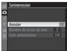 NIKON D3X - ■ Interruption des surimpressions - 1