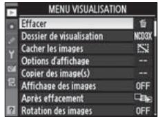 NIKON D3X - Placez le curseur dans le menu selectionné. - 2