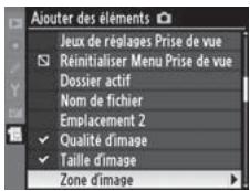 NIKON D3X - Ajouter des éléments. - 1
