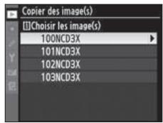 NIKON D3X - Sélectionnéz le dossier source. - 2