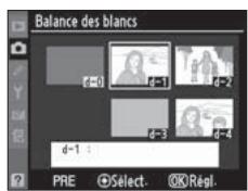 NIKON D3X - Sélectionnez un blanc mesuré. - 2