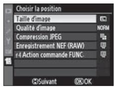 NIKON D3X - Positionnez le nouvel élément. - 2