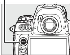 NIKON D3X - Affichez les menus. - 1