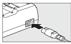 NIKON D3X - Branchez le chargeur. - 1