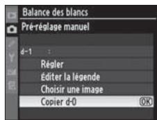 NIKON D3X - Copiez d-0 vers le blanc mesuré sélectionné. - 2