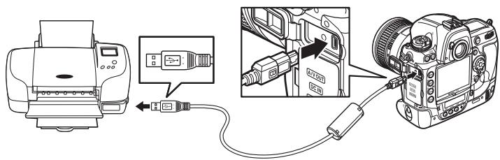 NIKON D3X - Branchez le cable USB. - 1