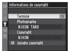 NIKON D3X - Informations de copyright - 1