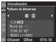 NIKON D3X - Choisissez une heures de démarrage. - 2