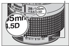 NIKON D3X - Comment reconnaitre les objectifs à microprocesseur et de type G et D - 3