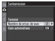 NIKON D3X - Sélectionnez [Nombre de prises de vues]. - 2