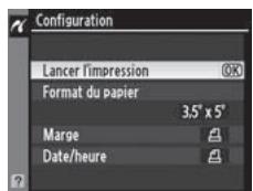 NIKON D3X - Réglez les options d'impression. - 1