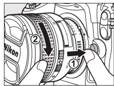 NIKON D3X - Retraite de I'objectif - 1