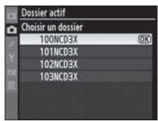 NIKON D3X - ■ Choisir un dossier - 2