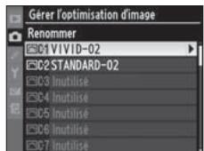 NIKON D3X - Sélectionnez une optimisation d'image. - 2
