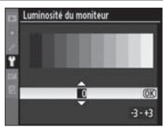NIKON D3X - Luminosité du moniteur - 1