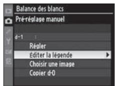NIKON D3X - Sélectionnez [Éditer la légende]. - 2