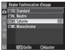 NIKON D3X - Sélectionnez une optimisation d'image. - 2