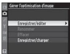 NIKON D3X - Sélectionnez [Enregistrer/éditer]. - 2