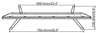 IIYAMA X4071UHSU-B1 - DIMENSIONS - 3