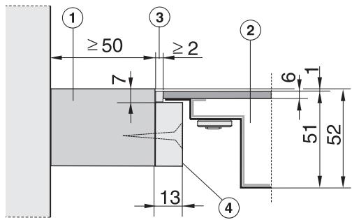 MIELE HM6629 - Plan de travail en bois massif / carrelé / en verre - 1