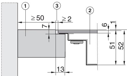 MIELE HM6629 - Plan de travail en pierre naturelle - 1