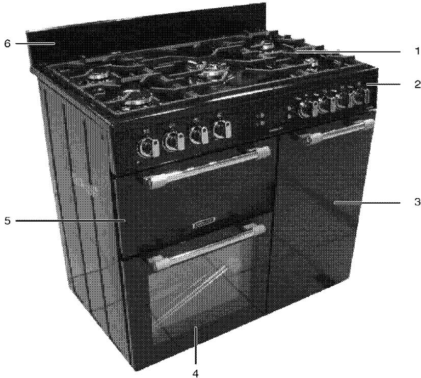 LEISURE Piano de cuisson - Vued'ensemble - 1