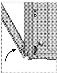 LEISURE Piano de cuisson - Retirer la porte du four. - 2