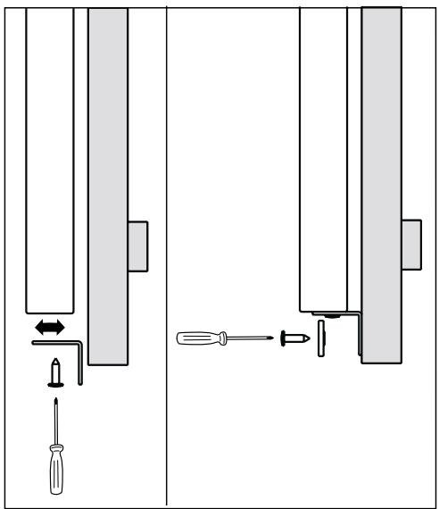 ELECTROLUX ERZ45800INOX - Alignment des portes (se nécessaire) - 4