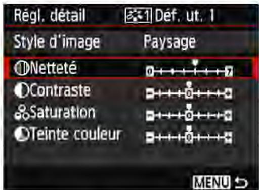 CANON EOS 4000D+18-55iiic - Sélectionnez le style d'image de base. - 1