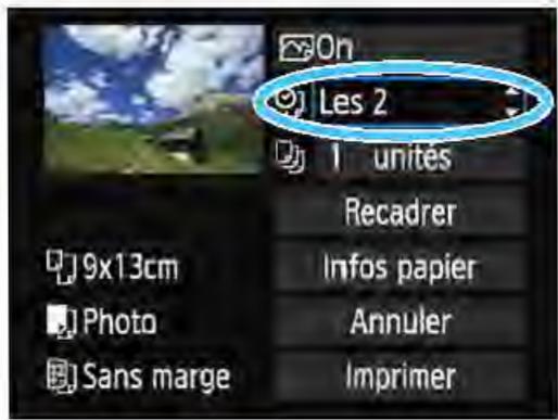 CANON EOS 4000D+18-55iiic - Définissez les effets d'impression (optimisation de l'image). - 2