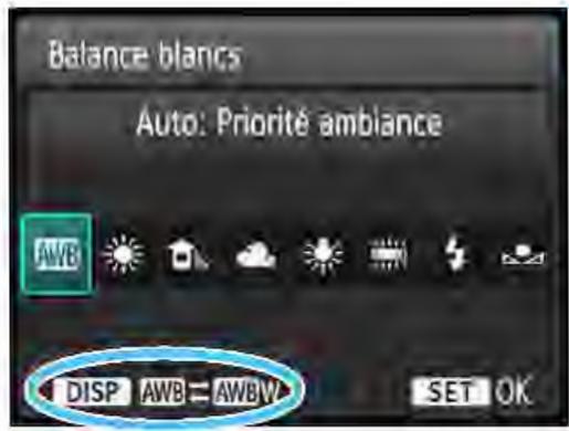 CANON EOS 4000D+18-55iiic - AWB Réglage de la balance des blancs automatique - 1