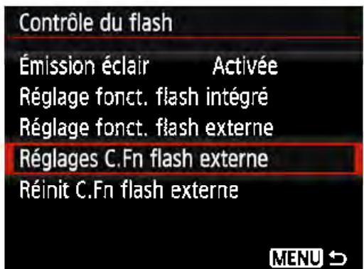 CANON EOS 4000D+18-55iiic - Réglage des fonctions personalisées du flash Speedlite externe - 1