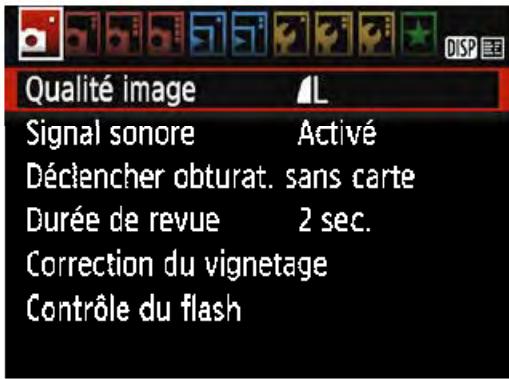 CANON EOS 4000D+18-55iiic - Réglage de la qualité d'enregistrement des images - 1