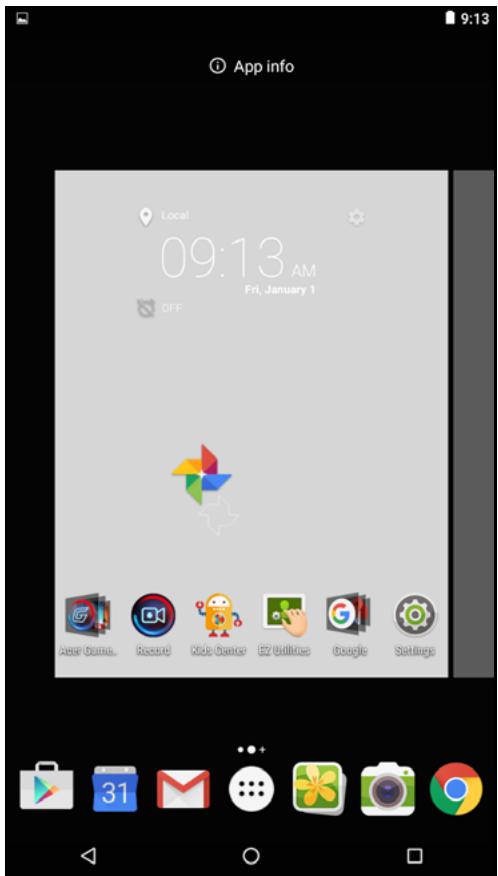 ACER B1-780-K8EF - Ajouter des applis à un écran d'accueil - 1