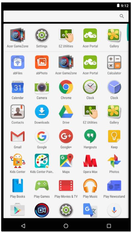 ACER B1-780-K8EF - La liste d'applications - 1