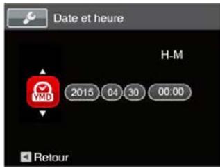 KODAK AZ422-BR - Réinitialiser Date/Heure - 2