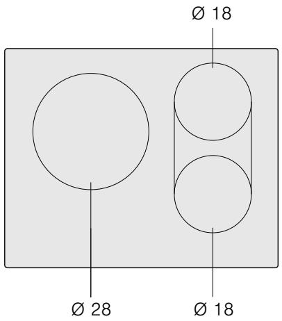 8OSCH HCA857320F - Zone de cuisson - 1