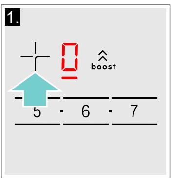8OSCH HCA857320F - Selectionner un foyer et une position de chauffe - 1