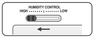 LG-GOLDSTAR GRP-2374KGDA - Contrôle de l'humidité dans le bac à légumes - 1