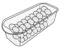 LG-GOLDSTAR GRP-2374KGDA - Casier à oeufs (sur certains modèles uniquement) - 1