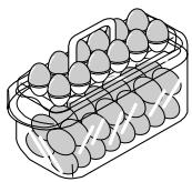 LG-GOLDSTAR GRP-2374KGDA - Casier à oeufs (sur certains modèles uniquement) - 3