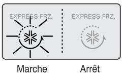 LG-GOLDSTAR GRP-2374KGDA - Veuillez selectionner cette fonction pour une congélation rapide. - 2
