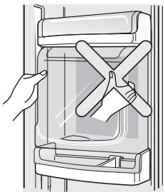 LG-GOLDSTAR GRP-2374KGDA - Ouvrir la portedu compartment fraîcheur - 3