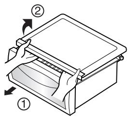 LG-GOLDSTAR GRP-2374KGDA - Couvercle du bac à légumes - 1