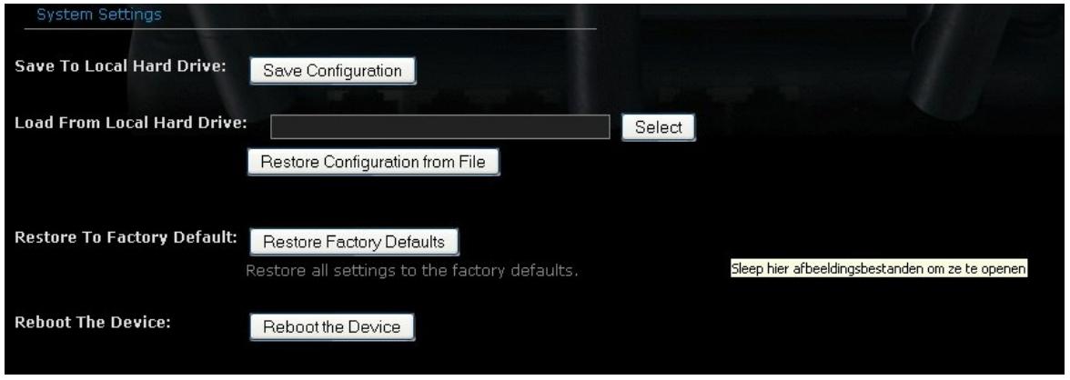 SITECOM RWIFI GAMING WL308 - System Settings - 1
