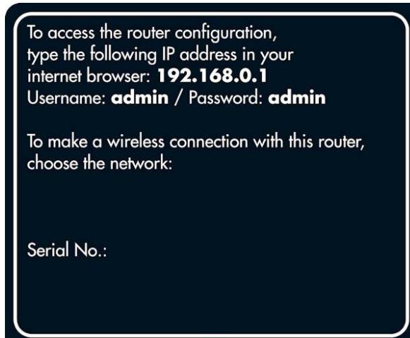 SITECOM RWIFI GAMING WL308 - Back label - 1